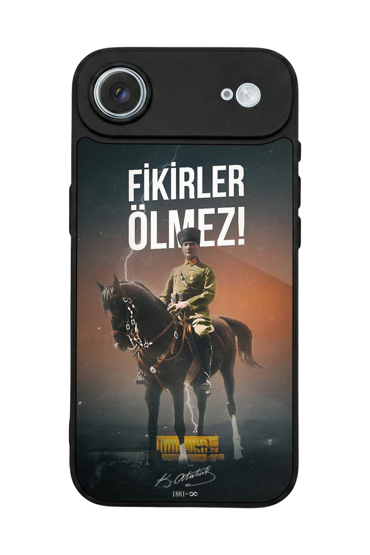 iPhone 17 Air Uyumlu Mustafa Kemal Ataturk Tasarımlı Glossy Premium Kılıf