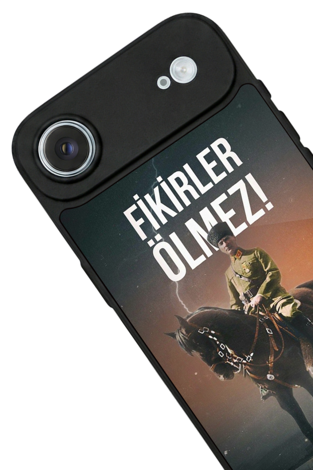 iPhone 17 Air Uyumlu Mustafa Kemal Ataturk Tasarımlı Glossy Premium Kılıf