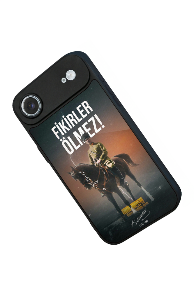 iPhone 17 Air Uyumlu Mustafa Kemal Ataturk Tasarımlı Glossy Premium Kılıf