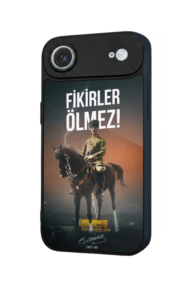 iPhone 17 Air Uyumlu Mustafa Kemal Ataturk Tasarımlı Glossy Premium Kılıf