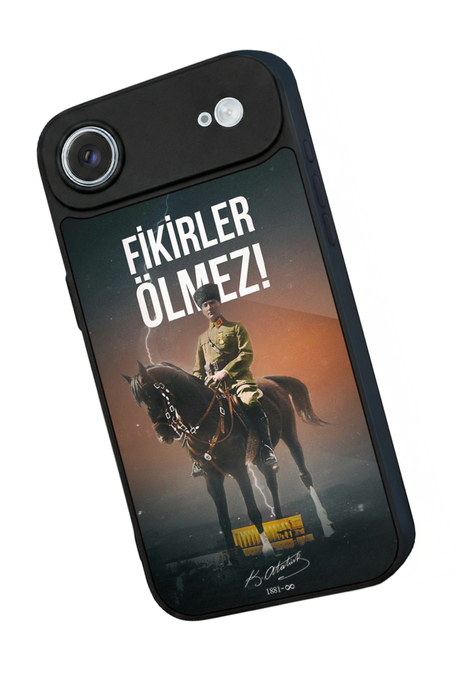 iPhone 17 Air Uyumlu Mustafa Kemal Ataturk Tasarımlı Glossy Premium Kılıf