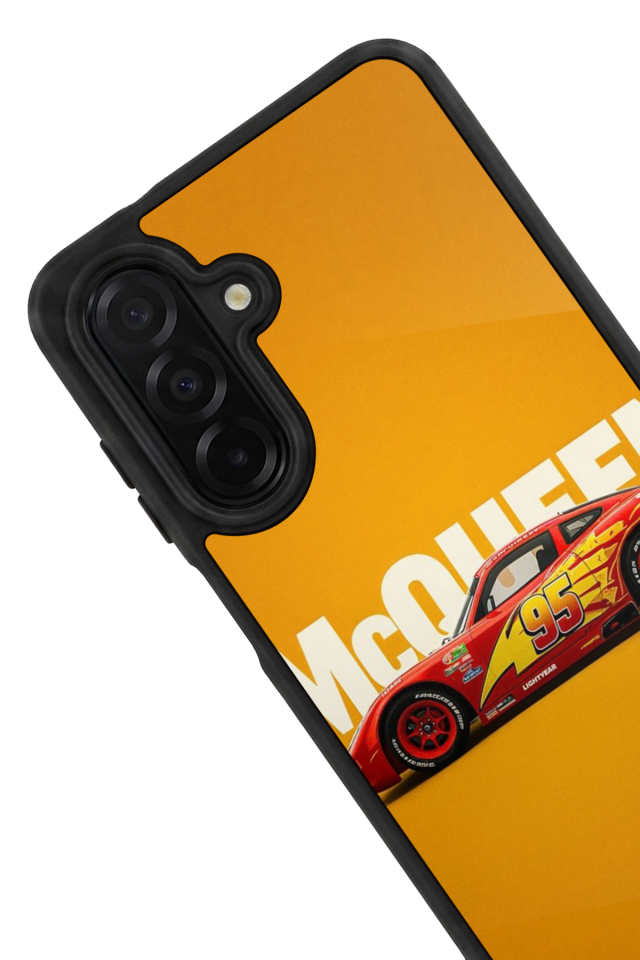 Samsung Galaxy A36 Uyumlu Şimsek McQueen Tasarımlı Glossy Premium Kılıf