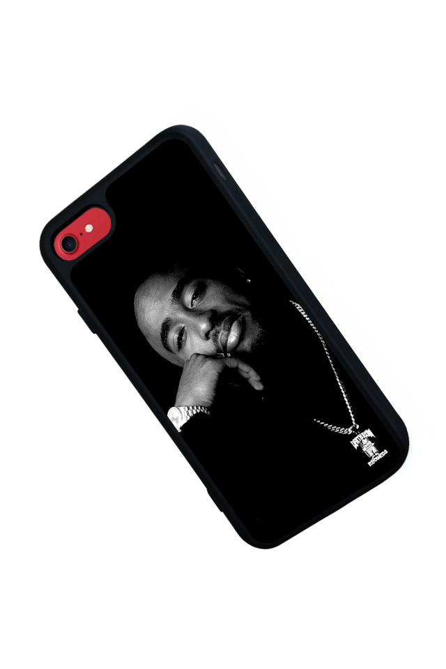 iPhone 8 Uyumlu Tupac Tasarımlı Glossy Premium Kılıf
