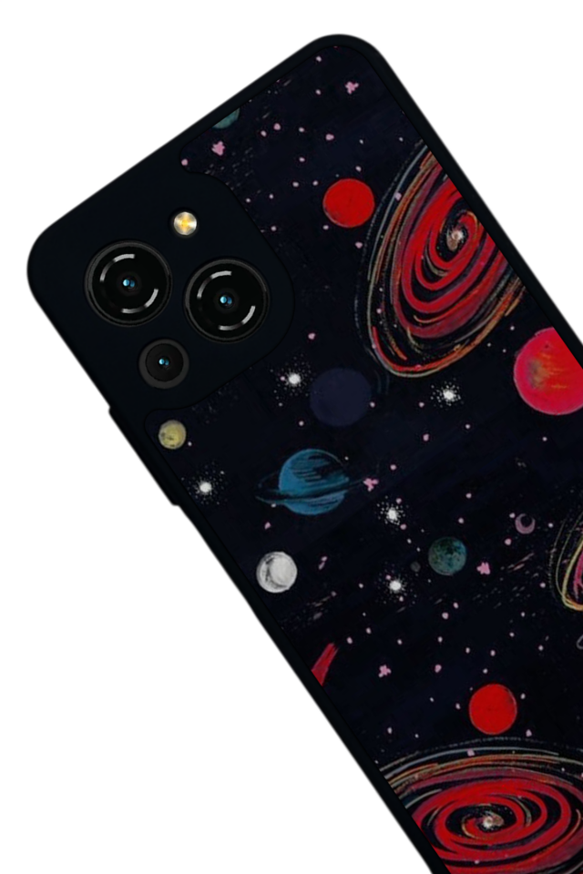 Reeder S23 Pro Max Uyumlu Uzay Tasarımlı Glossy Premium Kılıf