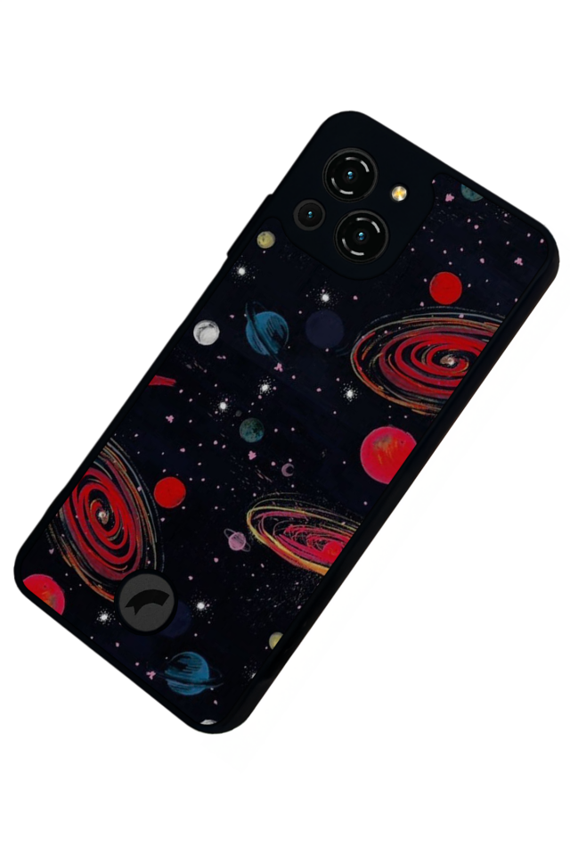 Reeder S23 Pro Max Uyumlu Uzay Tasarımlı Glossy Premium Kılıf