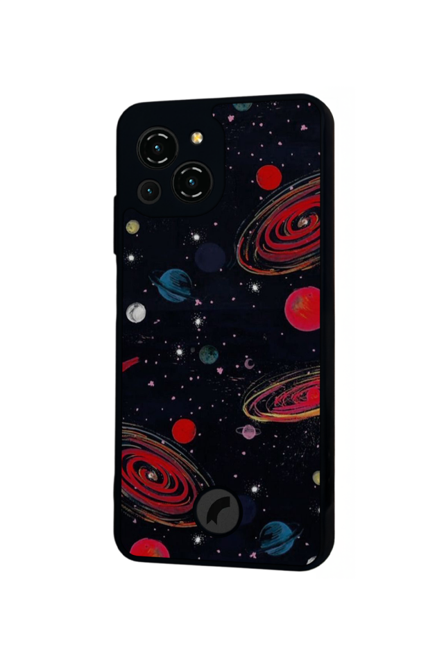 Reeder S23 Pro Max Uyumlu Uzay Tasarımlı Glossy Premium Kılıf