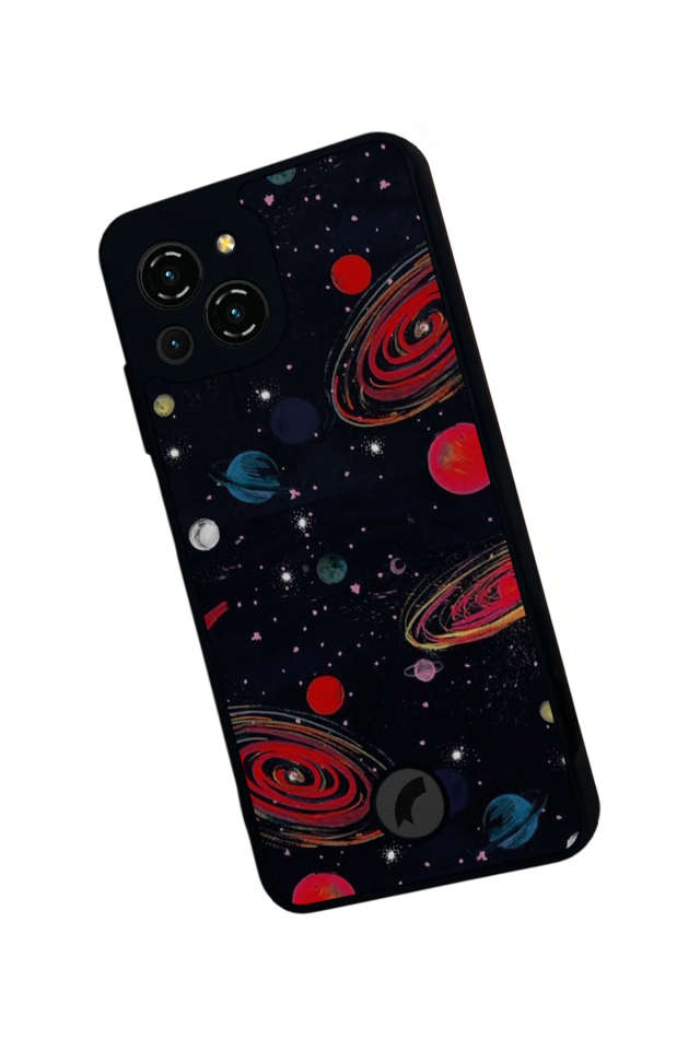 Reeder S23 Pro Max Uyumlu Uzay Tasarımlı Glossy Premium Kılıf