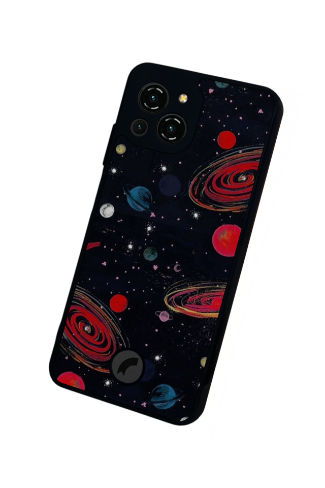 Reeder S23 Pro Max Uyumlu Uzay Tasarımlı Glossy Premium Kılıf