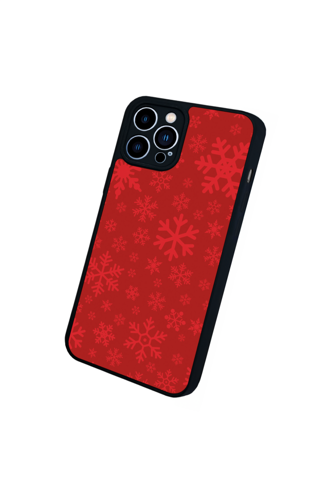 iPhone 13 Pro Max Uyumlu Yilbasi Christmas Tasarımlı Glossy Premium Kılıf