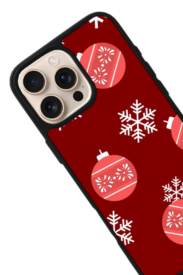 iPhone 14 Pro Max Uyumlu Yilbasi Christmas Tasarımlı Glossy Premium Kılıf