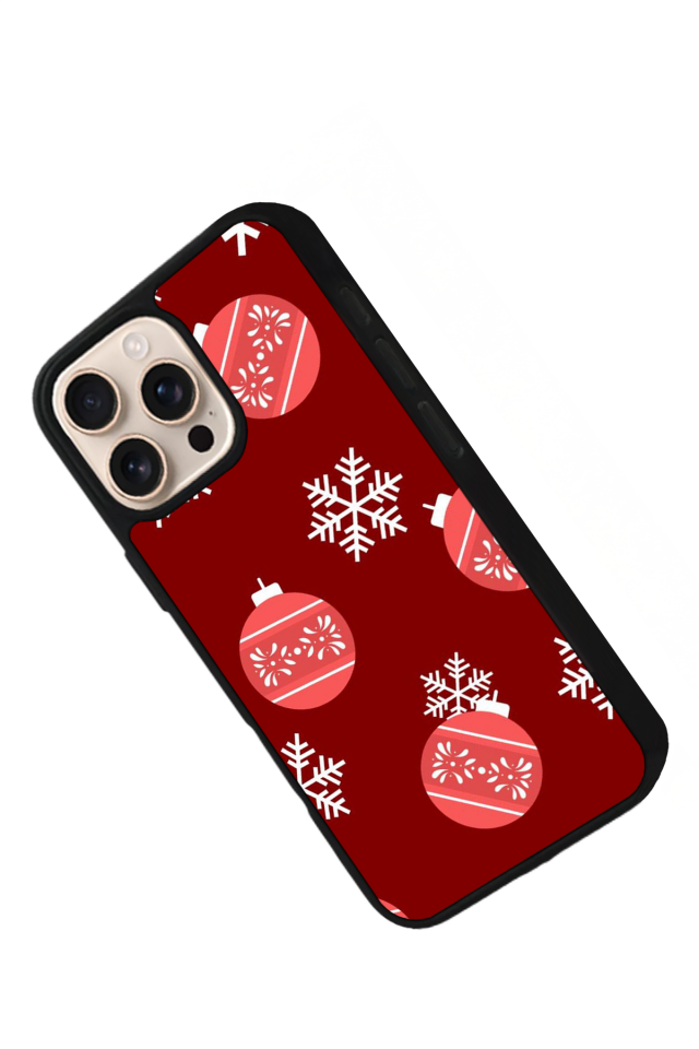 iPhone 14 Pro Max Uyumlu Yilbasi Christmas Tasarımlı Glossy Premium Kılıf