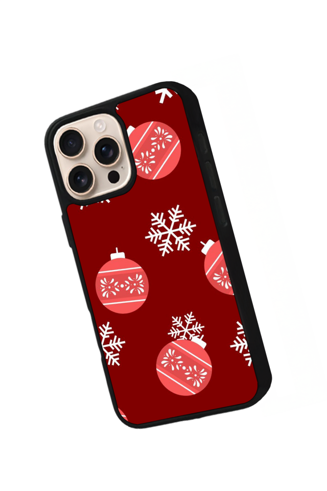 iPhone 14 Pro Max Uyumlu Yilbasi Christmas Tasarımlı Glossy Premium Kılıf