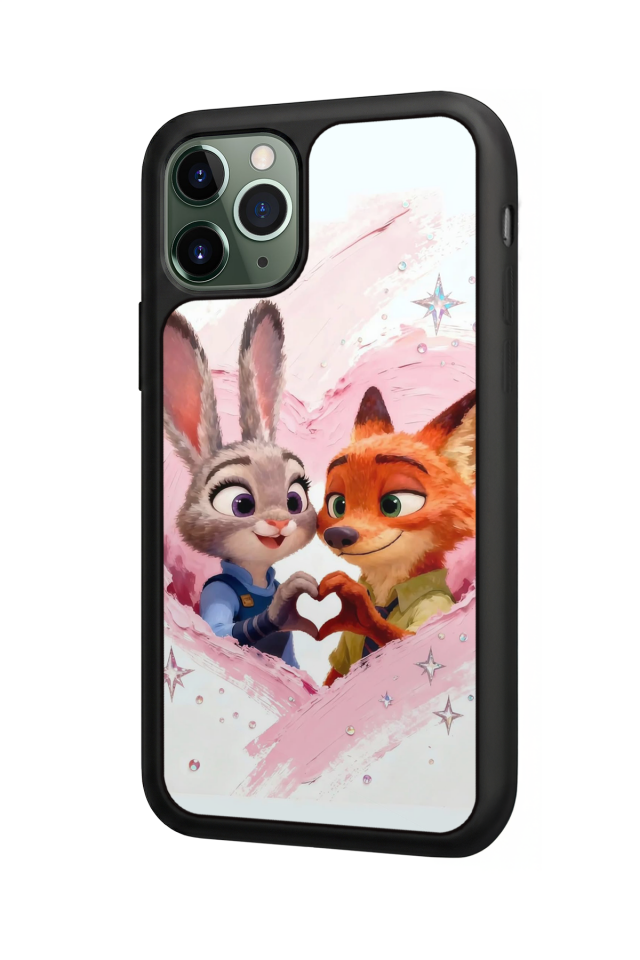 iPhone 11 Pro Max Uyumlu Zootropolis Tasarımlı Glossy Premium Kılıf