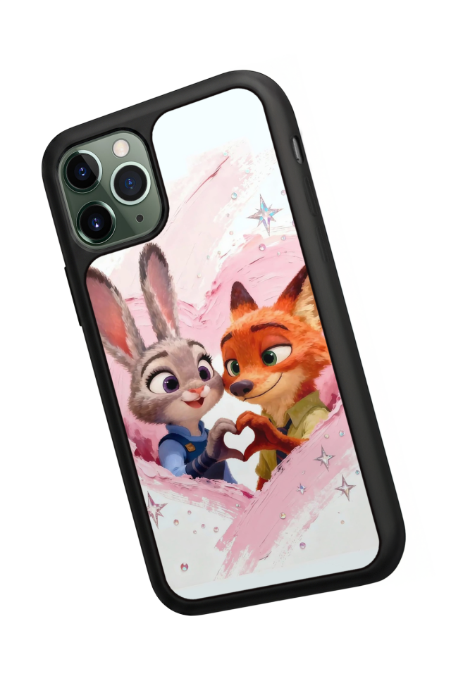 iPhone 11 Pro Max Uyumlu Zootropolis Tasarımlı Glossy Premium Kılıf