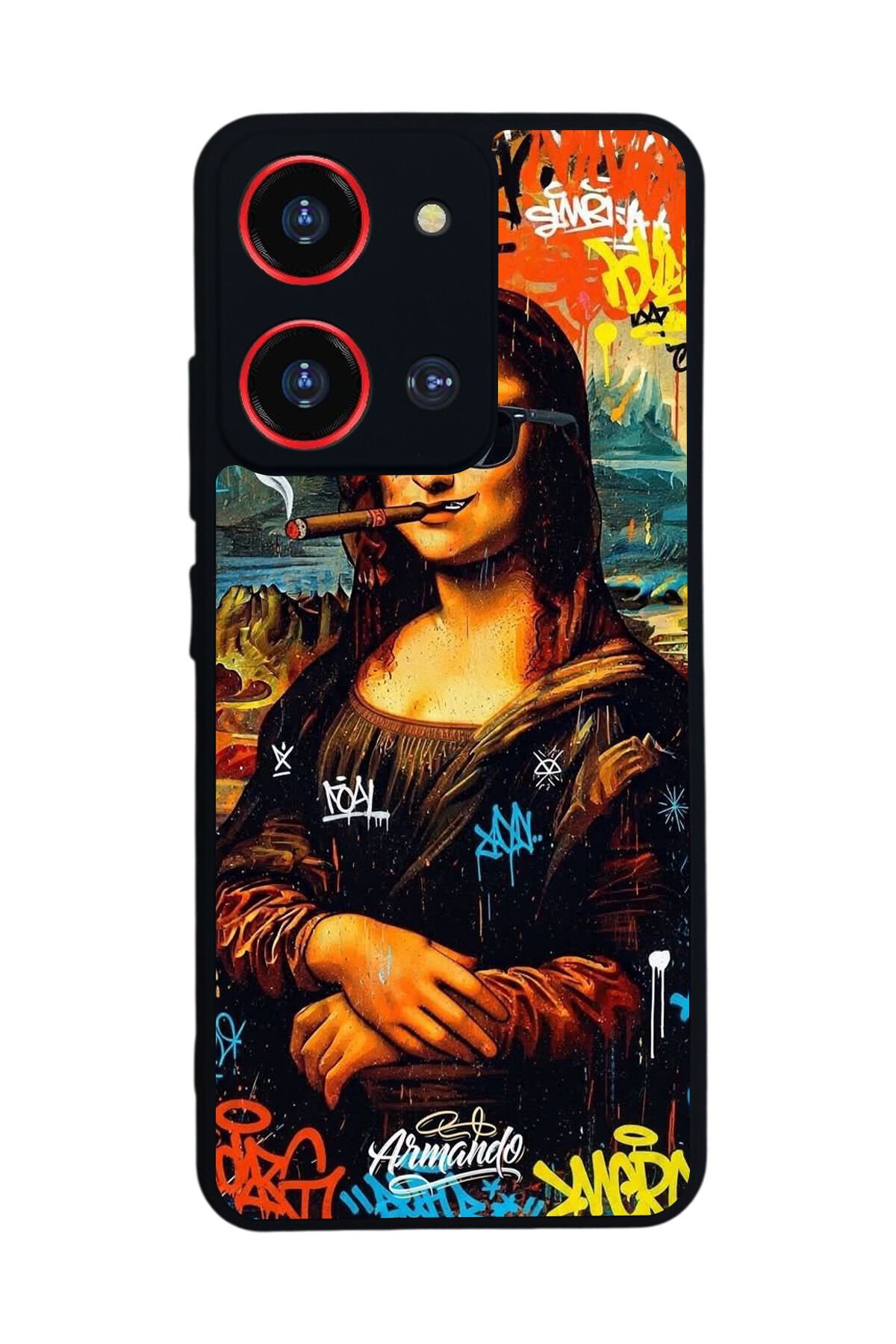 Reeder S19 Max Pro S ZOOM Uyumlu Monalisa Tasarımlı Glossy Premium Kılıf