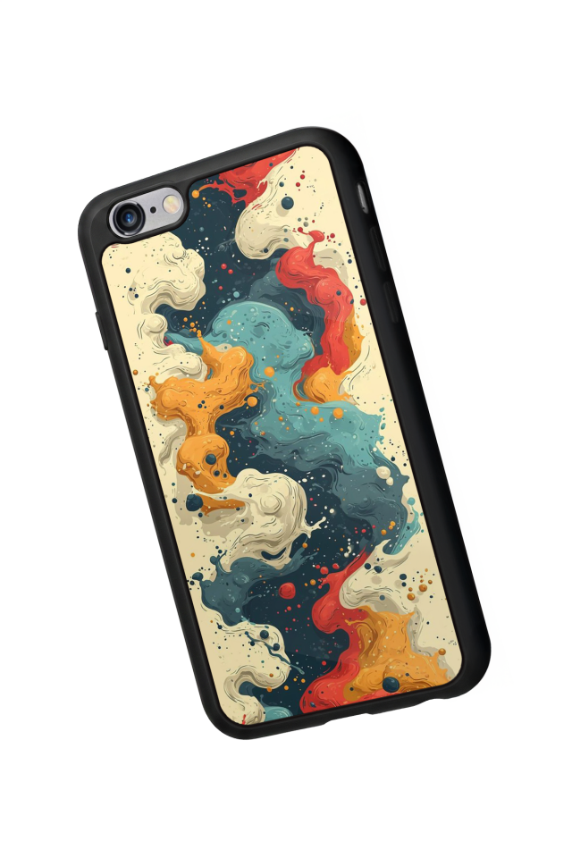 iPhone 6 Plus Uyumlu Abstract Tasarımlı Glossy Premium Kılıf