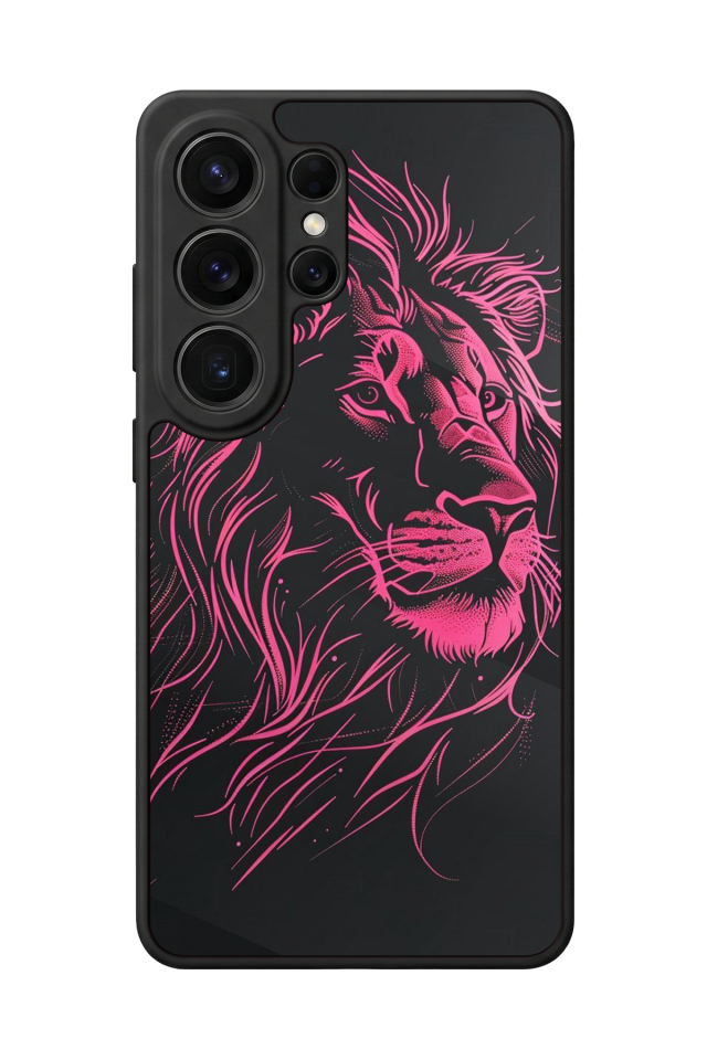 Samsung Galaxy S26 Ultra Uyumlu Aslan Tasarımlı Glossy Premium Kılıf