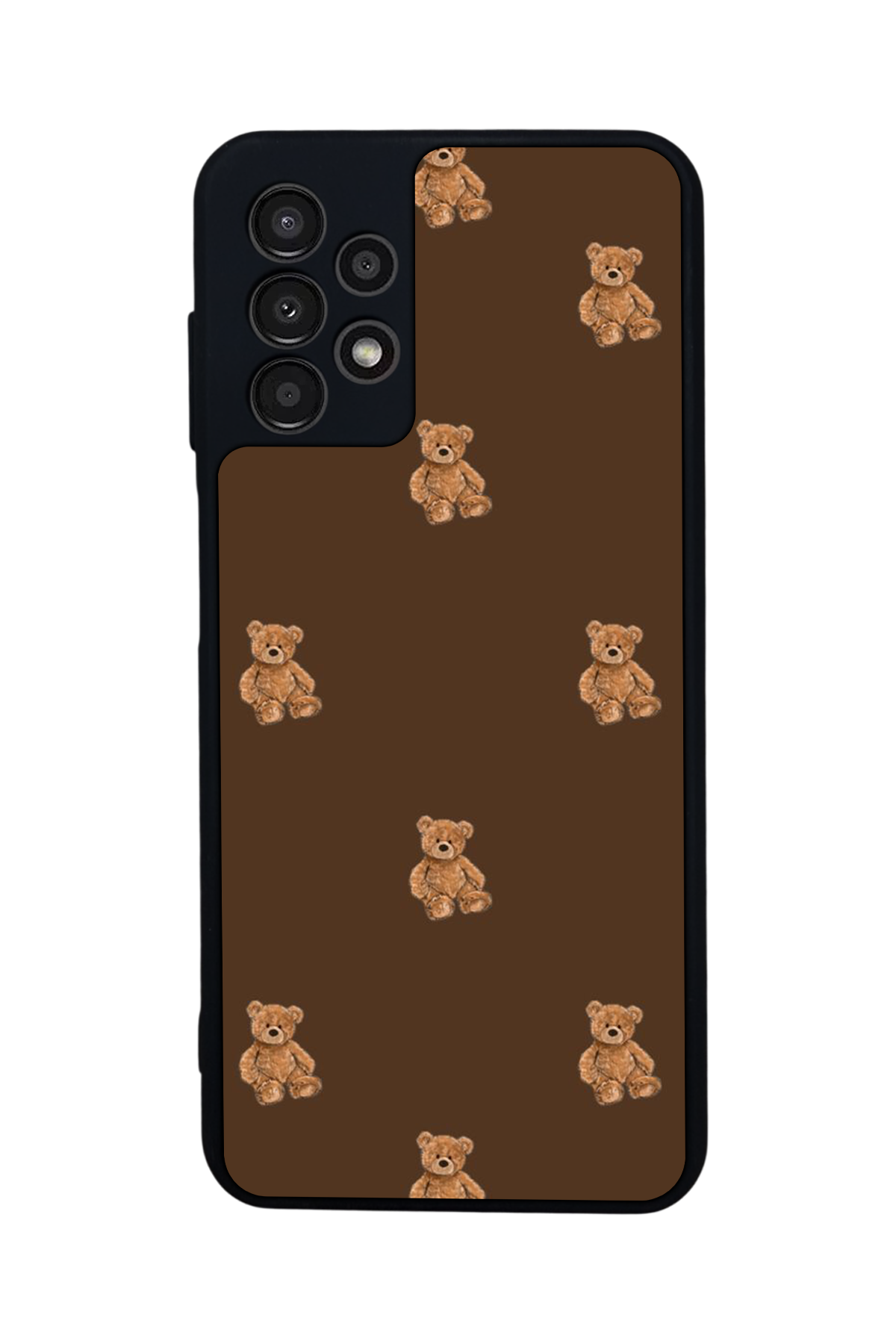 Samsung Galaxy A13 Uyumlu Ayı Tasarımlı Glossy Premium Kılıf