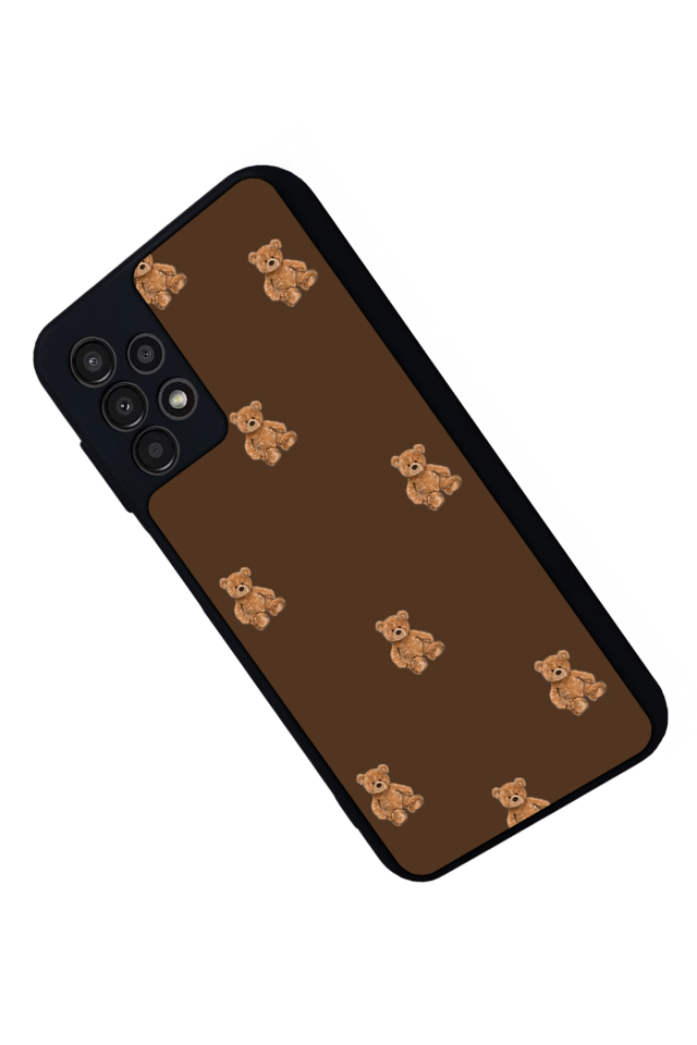 Samsung Galaxy A13 Uyumlu Ayı Tasarımlı Glossy Premium Kılıf