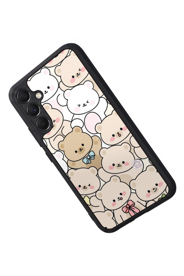 Samsung Galaxy M34 Uyumlu Ayı Tasarımlı Glossy Premium Kılıf