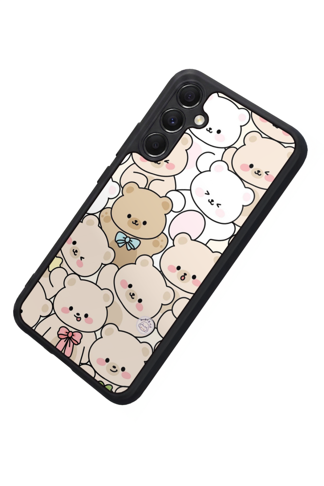 Samsung Galaxy M34 Uyumlu Ayı Tasarımlı Glossy Premium Kılıf