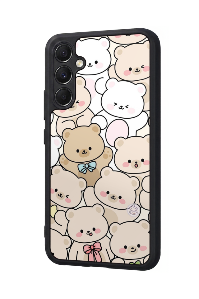 Samsung Galaxy M34 Uyumlu Ayı Tasarımlı Glossy Premium Kılıf