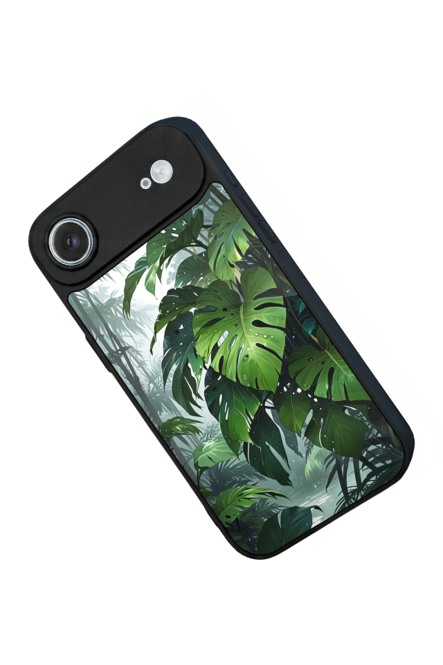 iPhone 17 Air Uyumlu Botanik Tasarımlı Glossy Premium Kılıf
