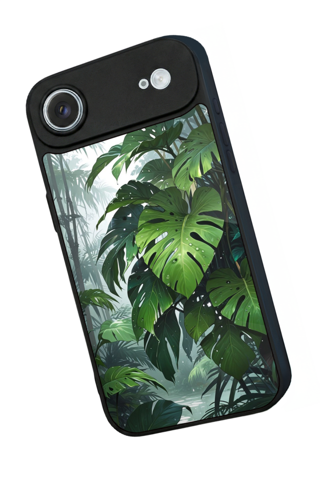 iPhone 17 Air Uyumlu Botanik Tasarımlı Glossy Premium Kılıf
