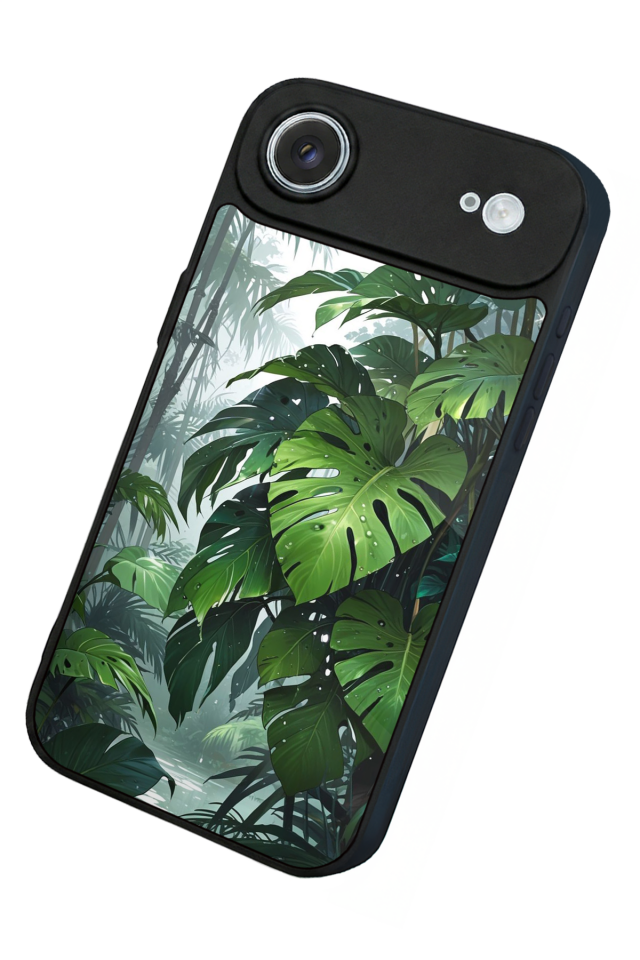 iPhone 17 Air Uyumlu Botanik Tasarımlı Glossy Premium Kılıf