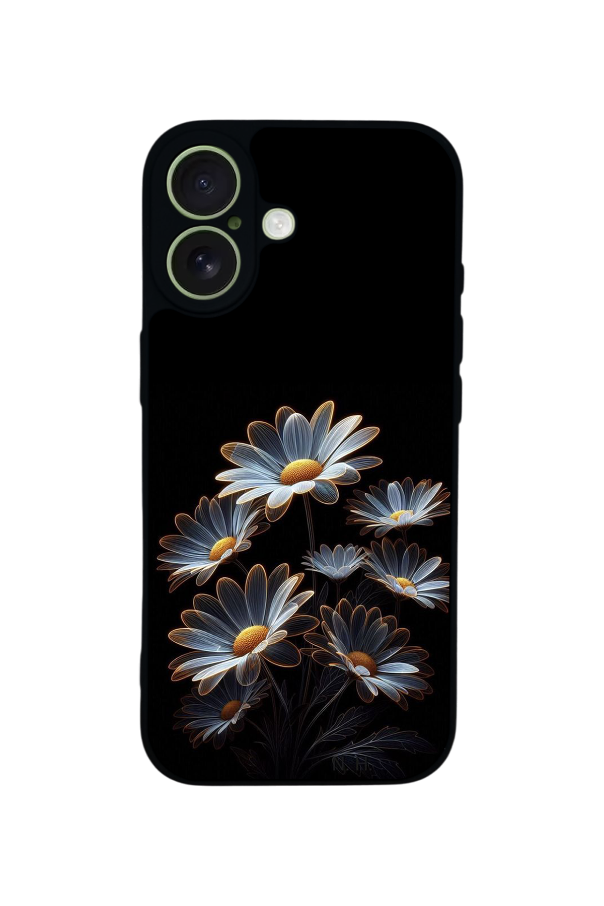 iPhone 17 Uyumlu Cicek Tasarımlı Glossy Premium Kılıf