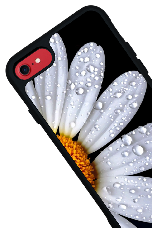 iPhone 7 Uyumlu Cicek Tasarımlı Glossy Premium Kılıf