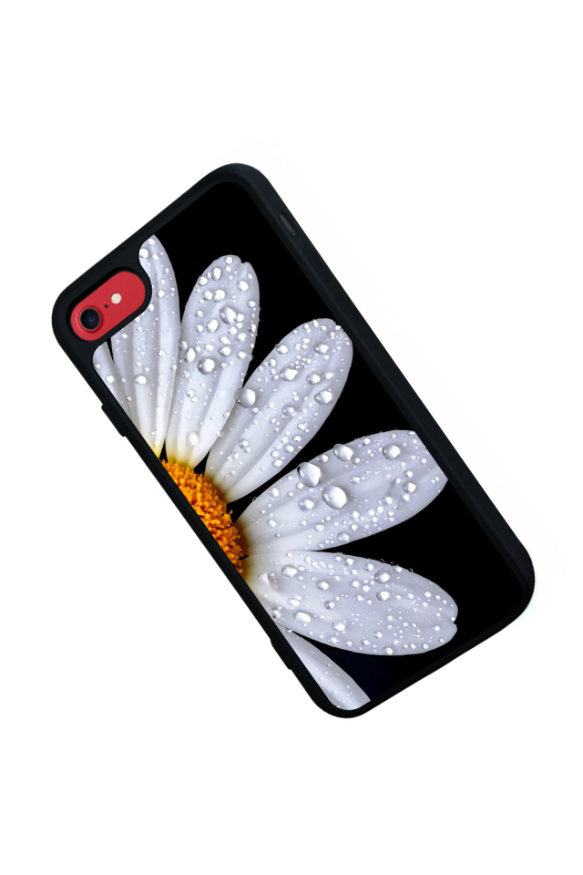 iPhone 7 Uyumlu Cicek Tasarımlı Glossy Premium Kılıf