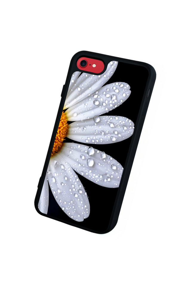 iPhone 7 Uyumlu Cicek Tasarımlı Glossy Premium Kılıf