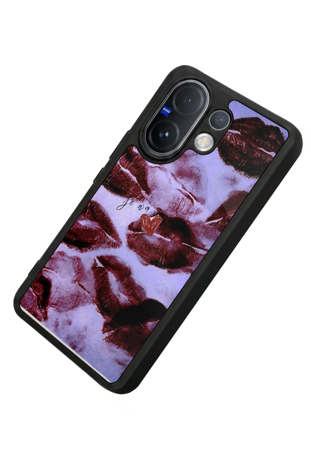 Vivo V60 Uyumlu Dudak Tasarımlı Glossy Premium Kılıf