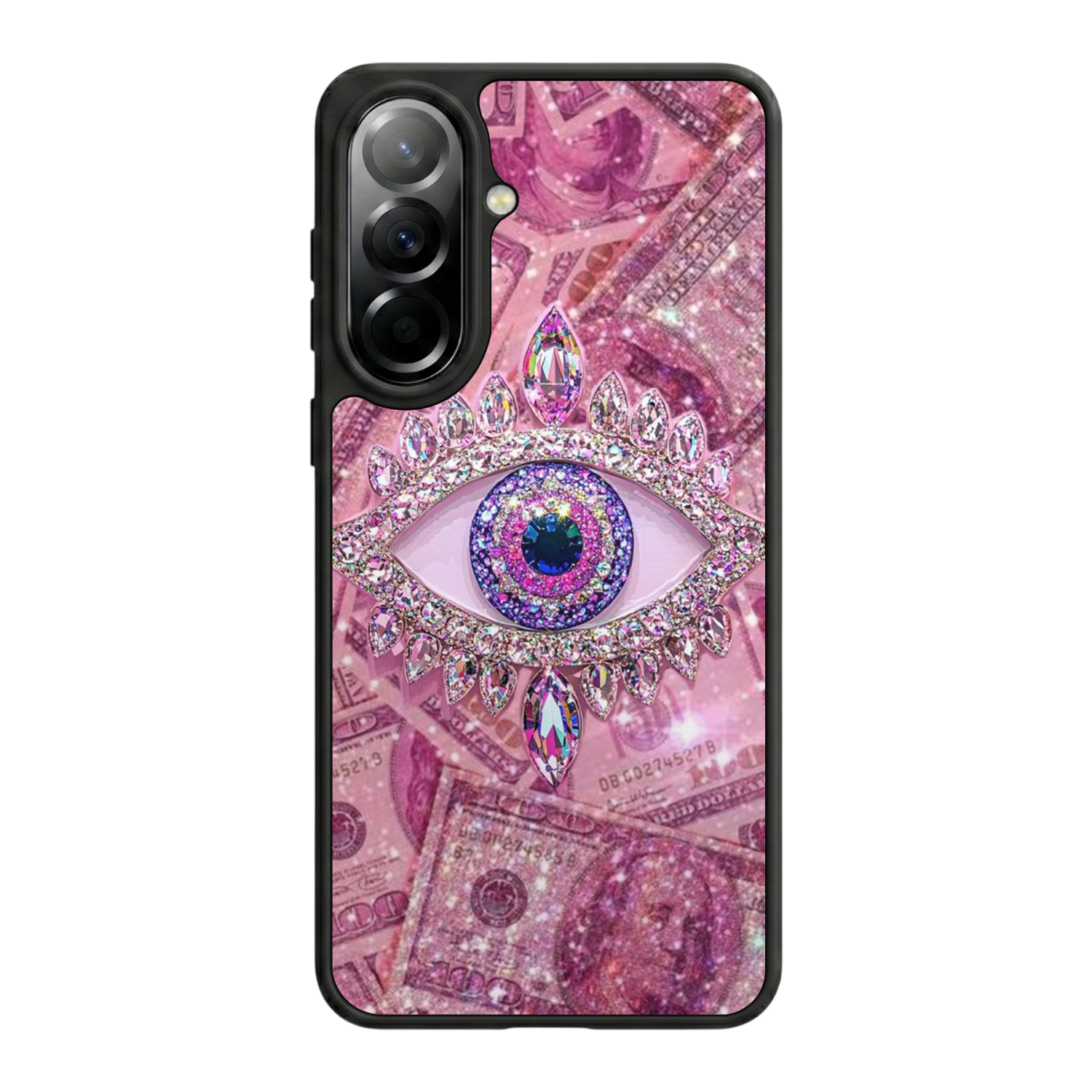 Samsung Galaxy A37 Uyumlu Göz Tasarımlı Glossy Premium Kılıf