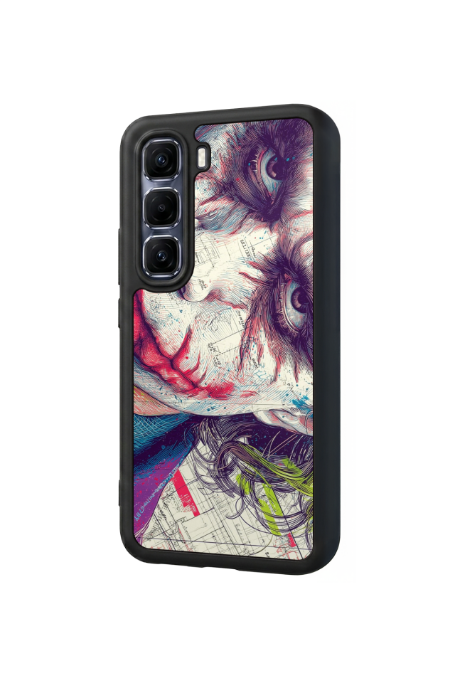 Infinix Hot 60 Pro Plus Uyumlu Joker Tasarımlı Glossy Premium Kılıf