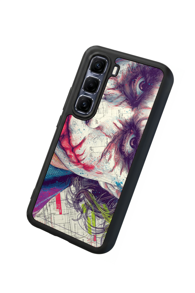 Infinix Hot 60 Pro Plus Uyumlu Joker Tasarımlı Glossy Premium Kılıf