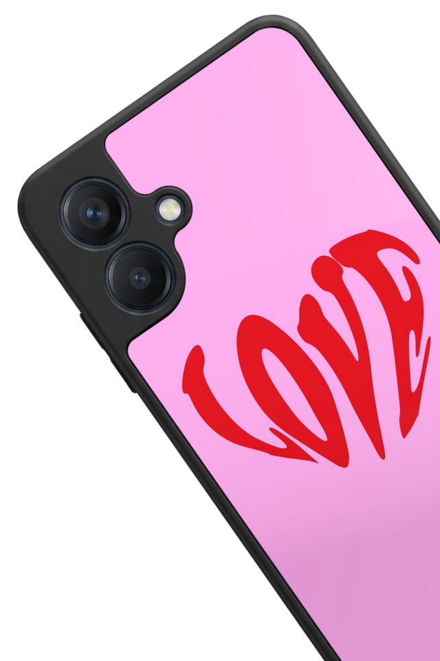 Samsung Galaxy A07 Uyumlu Kalp Love Tasarımlı Glossy Premium Kılıf