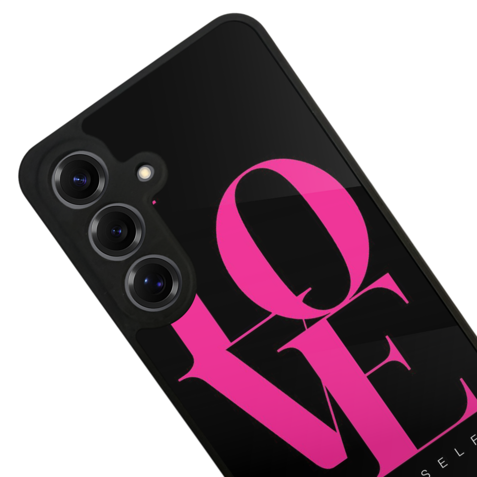 Samsung Galaxy S25 Uyumlu Love Tasarımlı Glossy Premium Kılıf