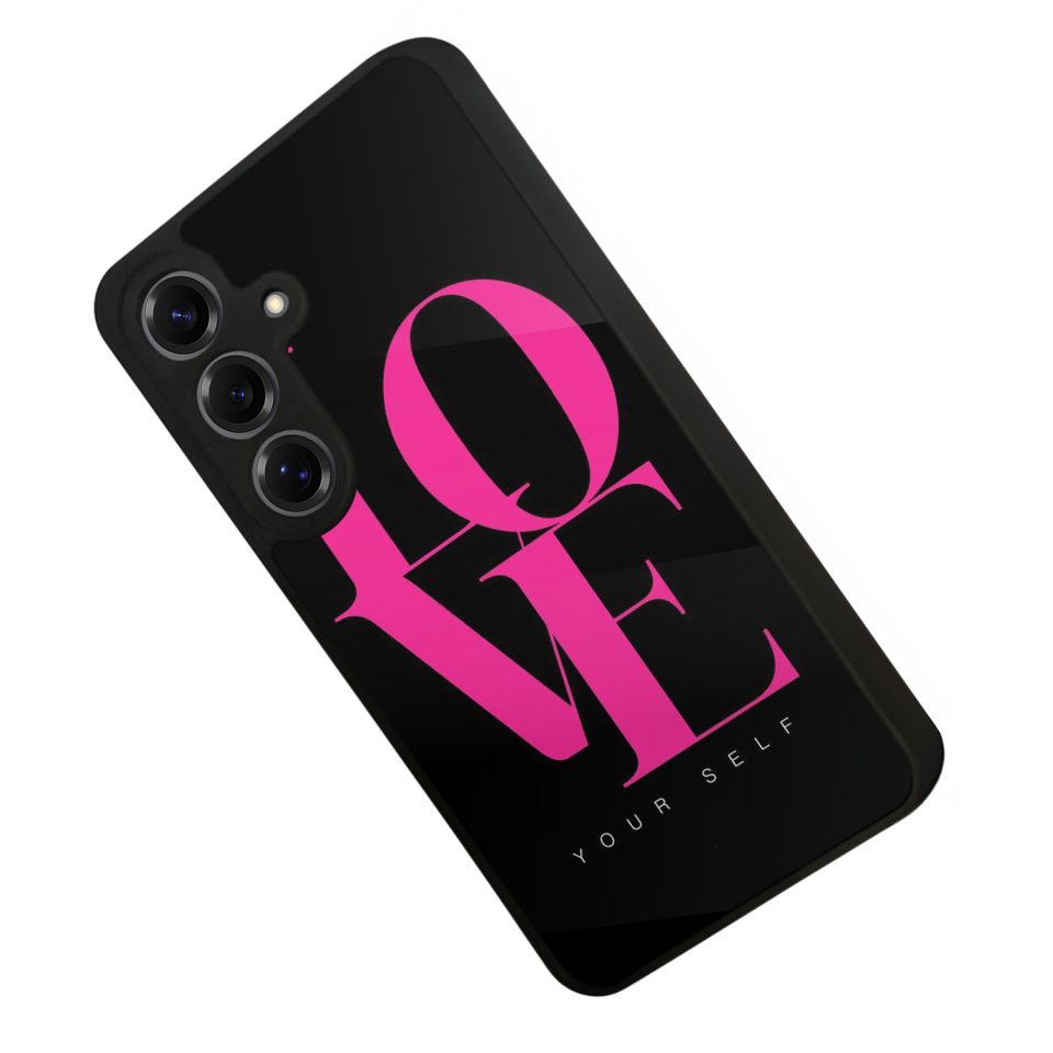 Samsung Galaxy S25 Uyumlu Love Tasarımlı Glossy Premium Kılıf