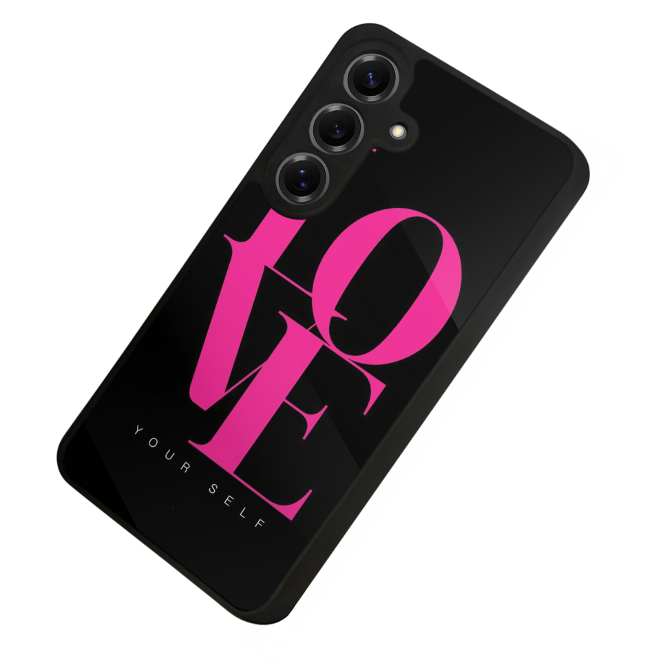 Samsung Galaxy S25 Uyumlu Love Tasarımlı Glossy Premium Kılıf