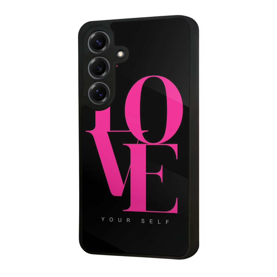 Samsung Galaxy S25 Uyumlu Love Tasarımlı Glossy Premium Kılıf