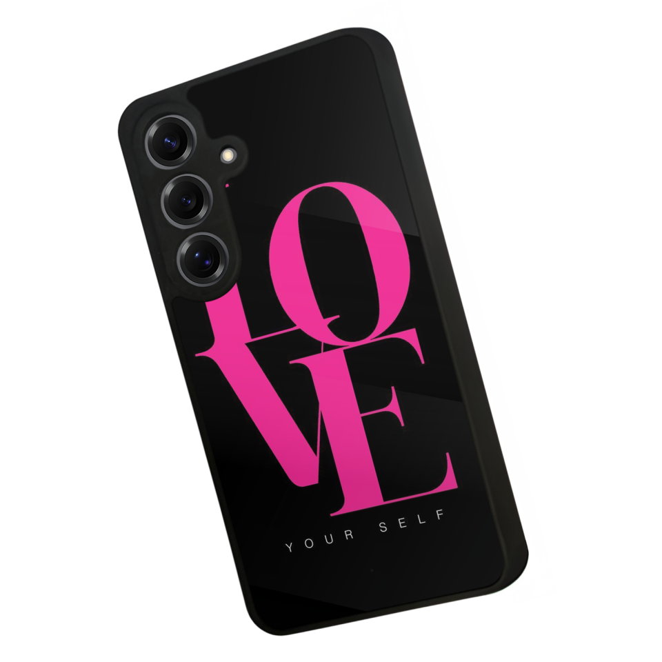 Samsung Galaxy S25 Uyumlu Love Tasarımlı Glossy Premium Kılıf