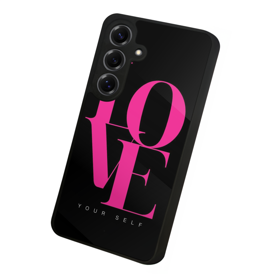 Samsung Galaxy S25 Uyumlu Love Tasarımlı Glossy Premium Kılıf