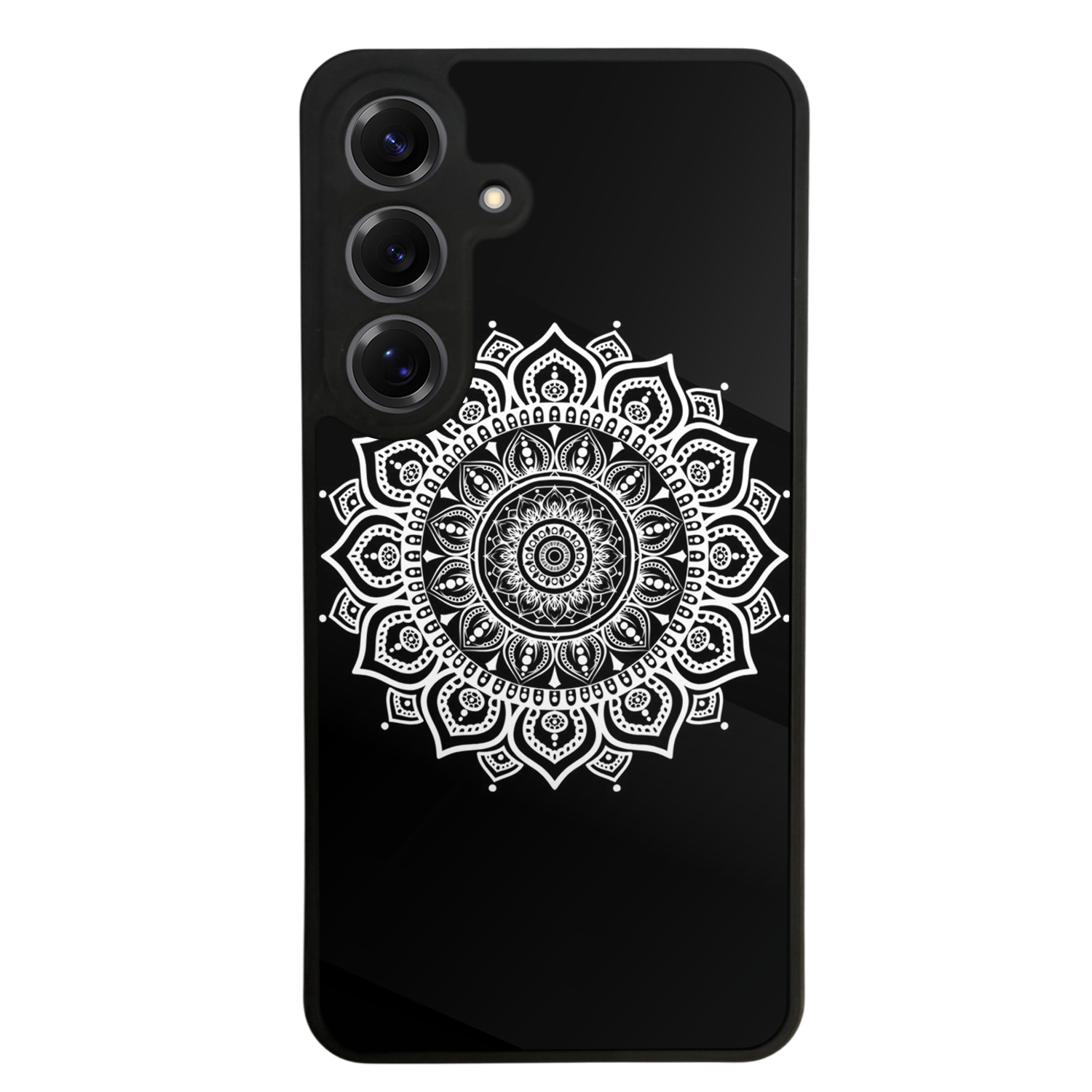 Samsung Galaxy S25 Uyumlu Mandala Tasarımlı Glossy Premium Kılıf