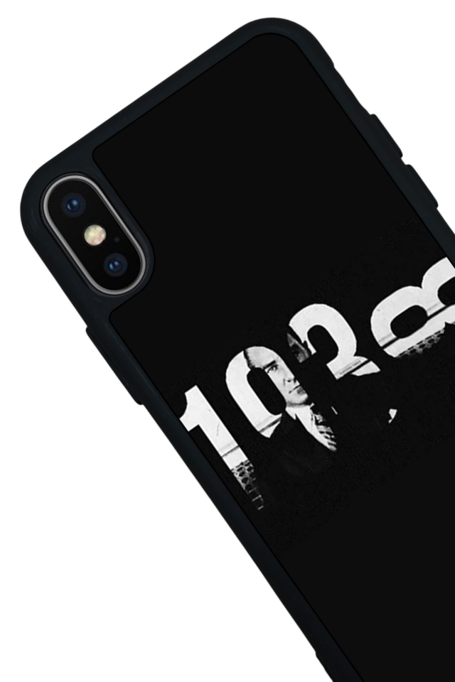 iPhone X/ XS Uyumlu Mustafa Kemal Ataturk Tasarımlı Glossy Premium Kılıf