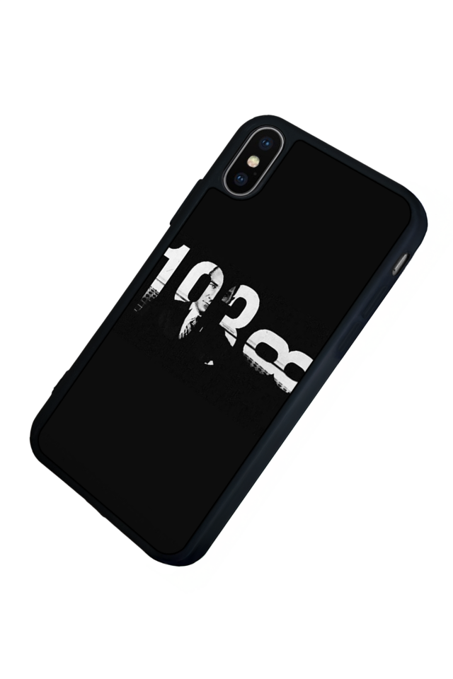 iPhone X/ XS Uyumlu Mustafa Kemal Ataturk Tasarımlı Glossy Premium Kılıf