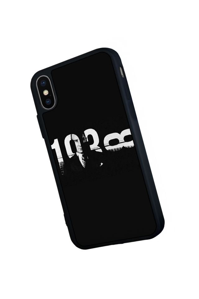 iPhone X/ XS Uyumlu Mustafa Kemal Ataturk Tasarımlı Glossy Premium Kılıf
