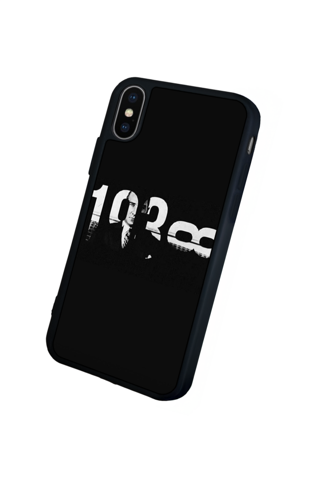 iPhone X/ XS Uyumlu Mustafa Kemal Ataturk Tasarımlı Glossy Premium Kılıf