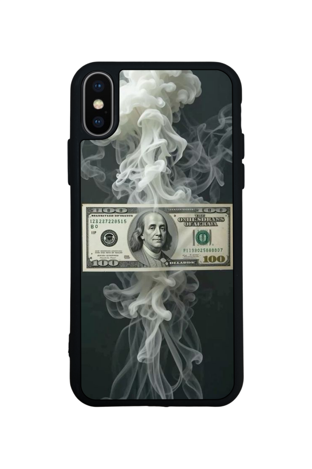 iPhone XS Max Uyumlu Para Tasarımlı Glossy Premium Kılıf